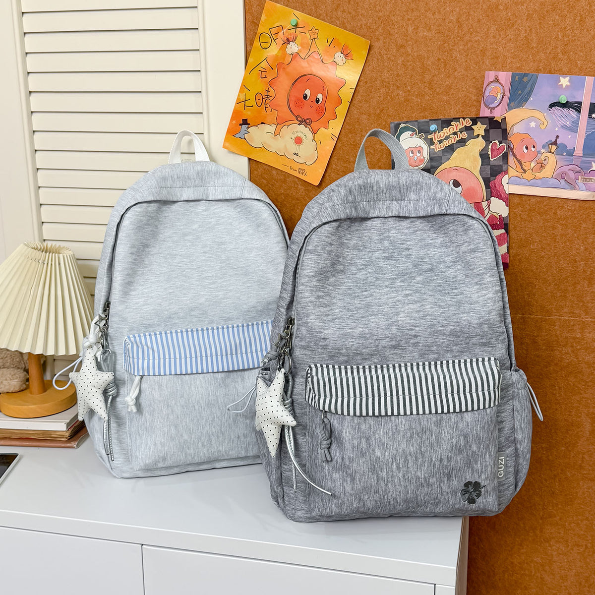 Verspielt gestickter Rucksack Brehn
