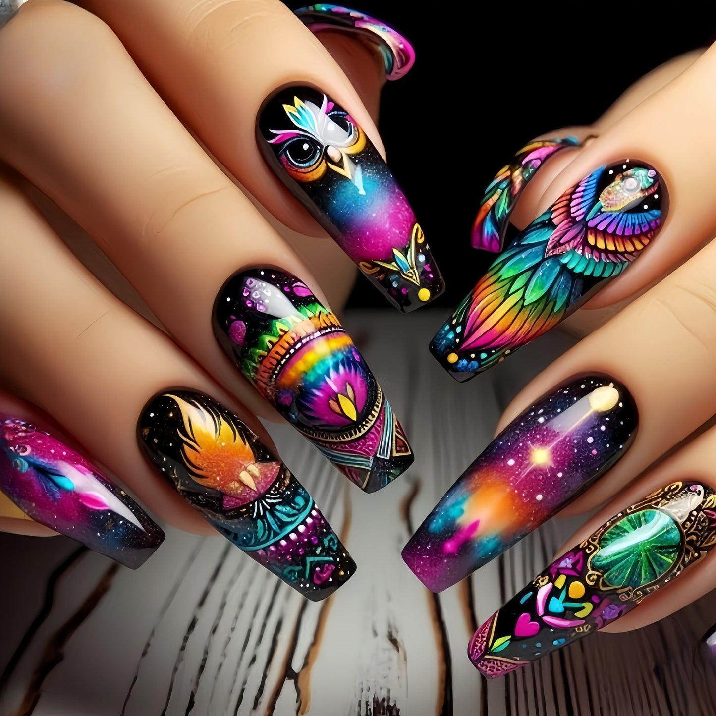 Kunstvolle Nagelverlängerungen mit Eleganten Spitzen Brehn