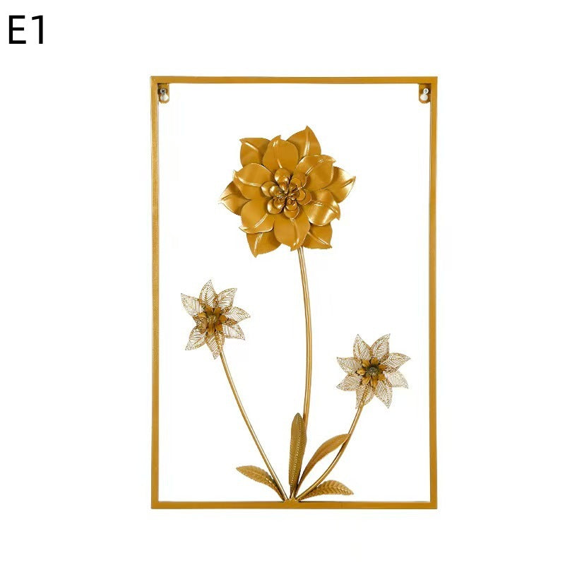 Floral Metal Wandkunst Brehn