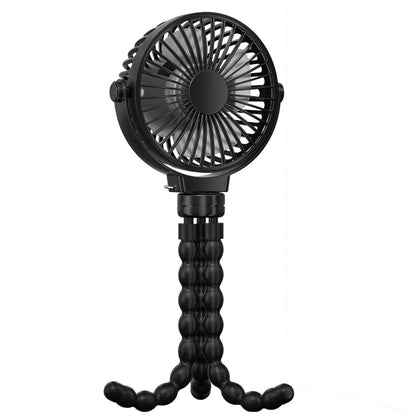 Unisex nan kompakter flexibler Hand- und Tischventilator mit biegsamem Stativ Brehn
