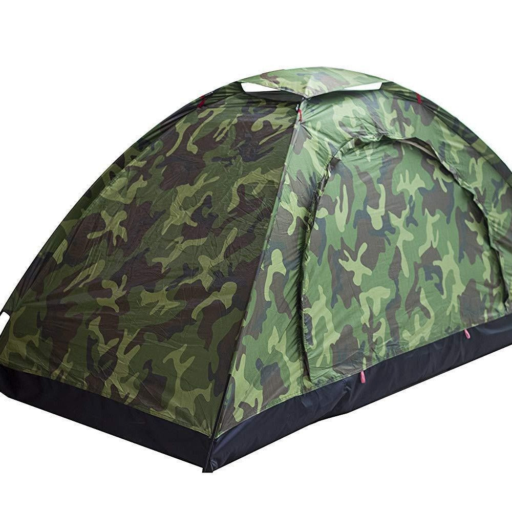 Unisex Tragbares Campingzelt mit Camouflage-Muster Brehn