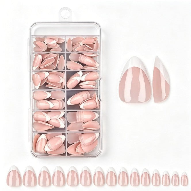 French Tip Nagelkunst Set Brehn