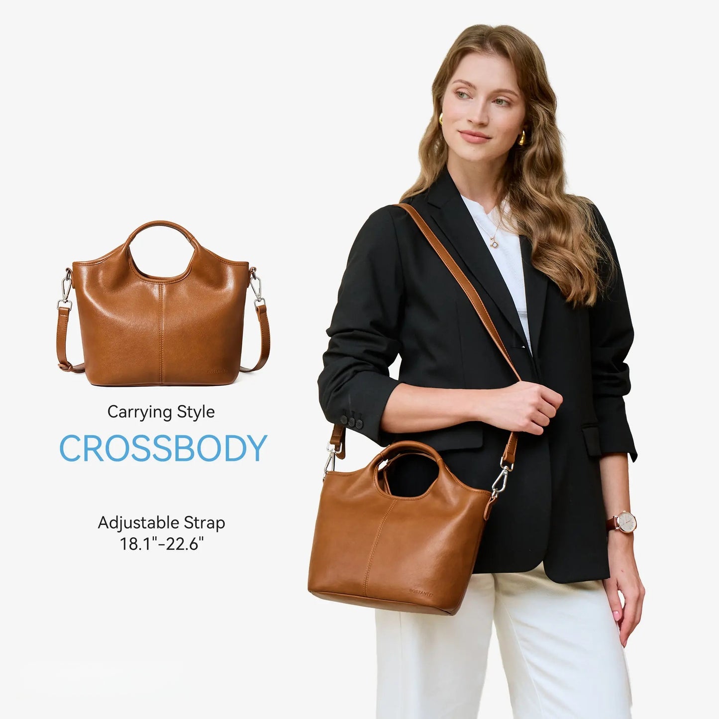 Handgefertigte Ledertasche Brehn
