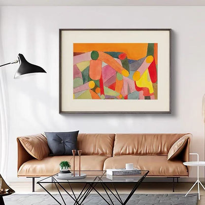 Abstrakte Aquarell Kunstdruck