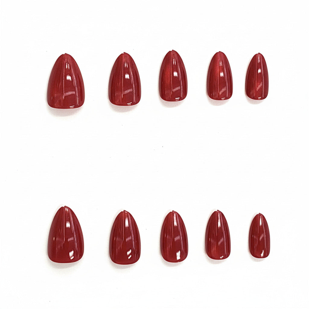 Glänzende Stiletto Druck-Nageltips Brehn