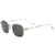 Damen modische Sonnenbrille im eleganten quadratischen Design mit hochwertigem Metallrahmen Brehn