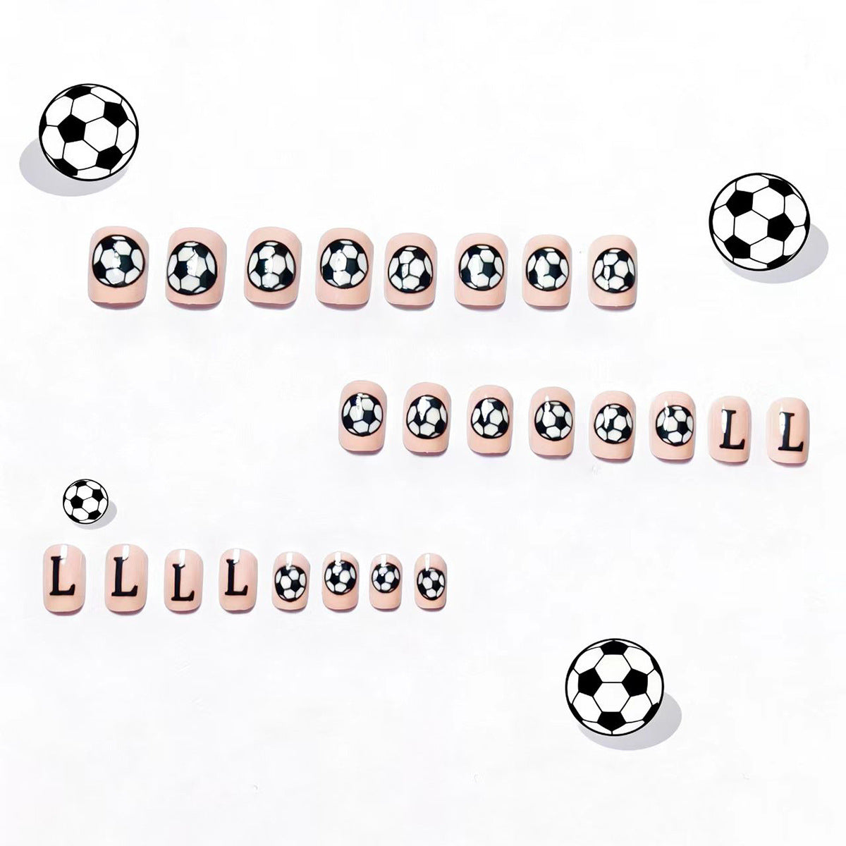 Kreative Nagelkunst mit Fußball-Motiv Brehn
