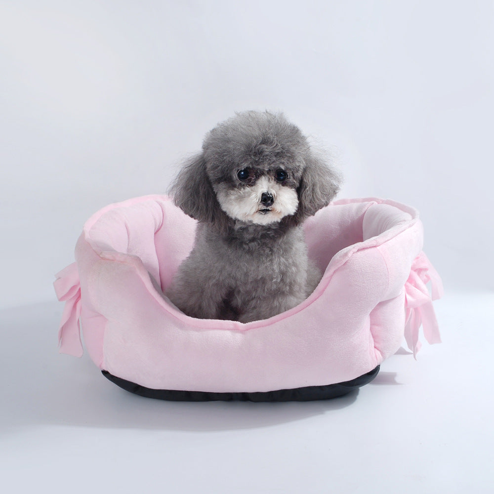 Luxuriöses Plüsch Hundebett