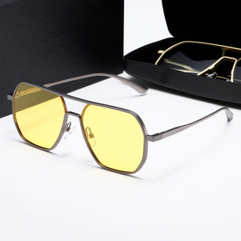Damen Innovative modische Sonnenbrille mit rechteckigem Rahmen Brehn