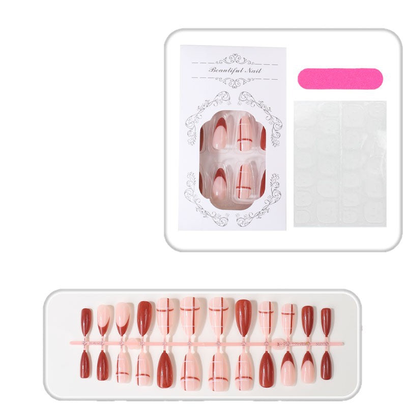 Elegante Glänzende Nagelspitzen Set Brehn