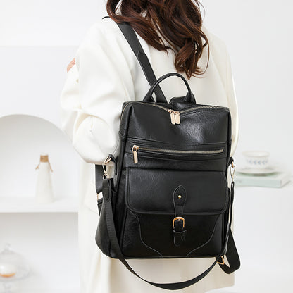 Vielseitiger Leder-Rucksack Brehn