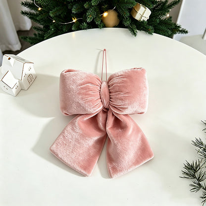 Dekorative Plaid Stoff Schleifen Ornament