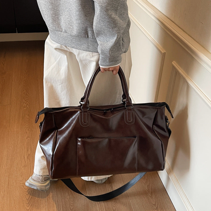 Langlebige Leder Reisetasche