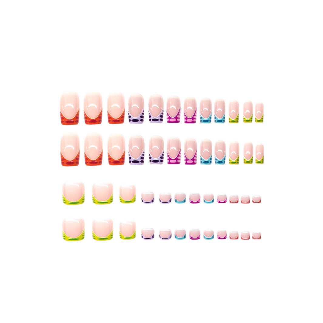 Vibrant Bunte Pediküre Nagelkunst Brehn