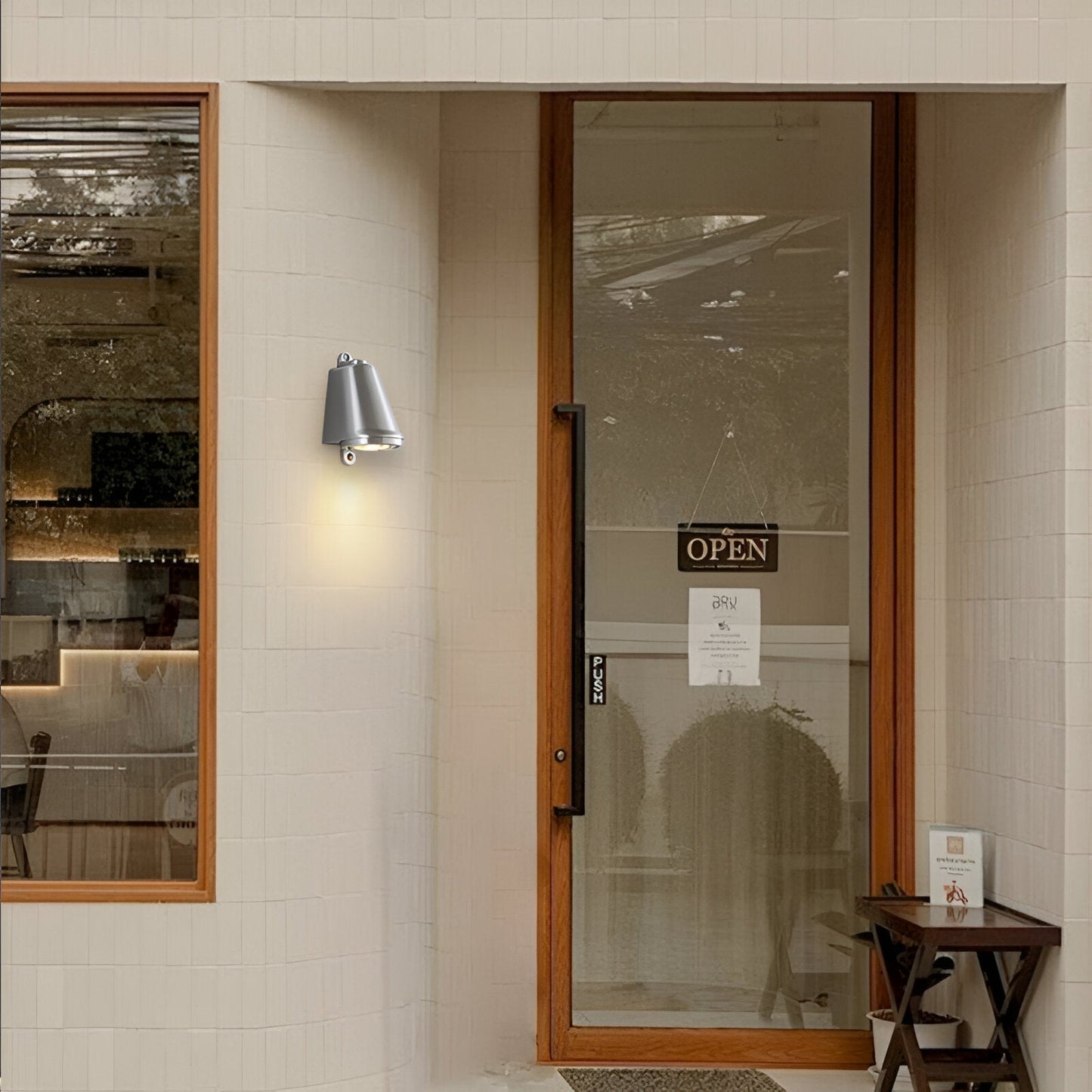 Brehn | Minimalistische LED Außenwandleuchte