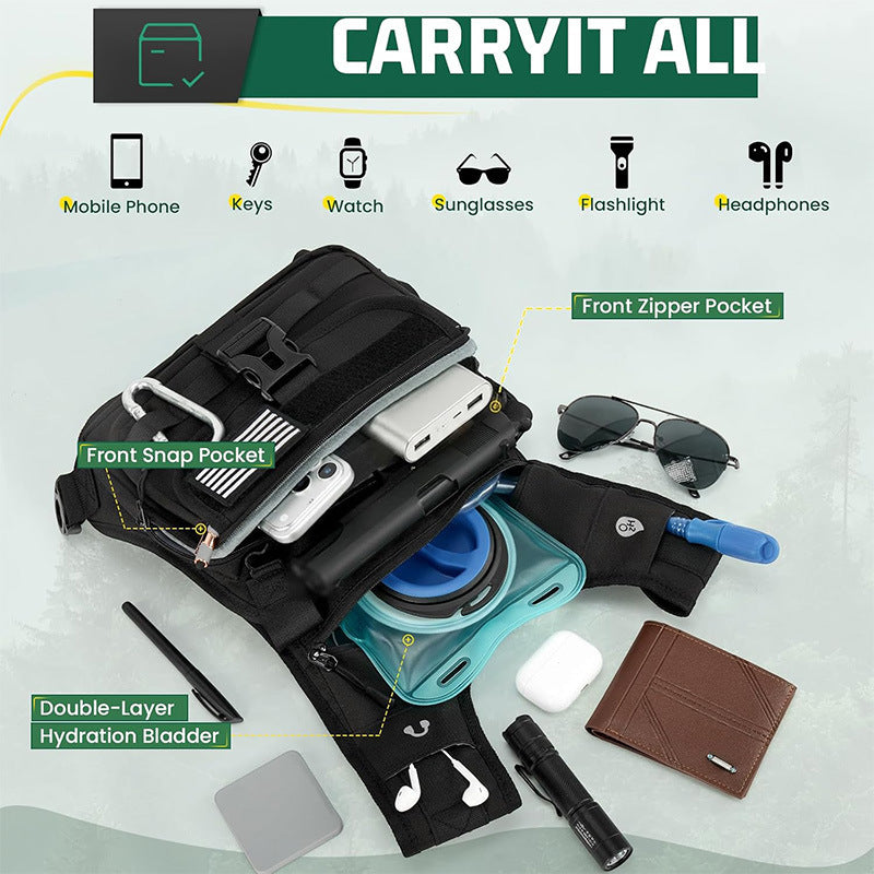 Hydration Rucksack mit Integriertem Wasserbehälter Brehn