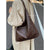 Elegante weiche Leder Hobo-Tasche Brehn