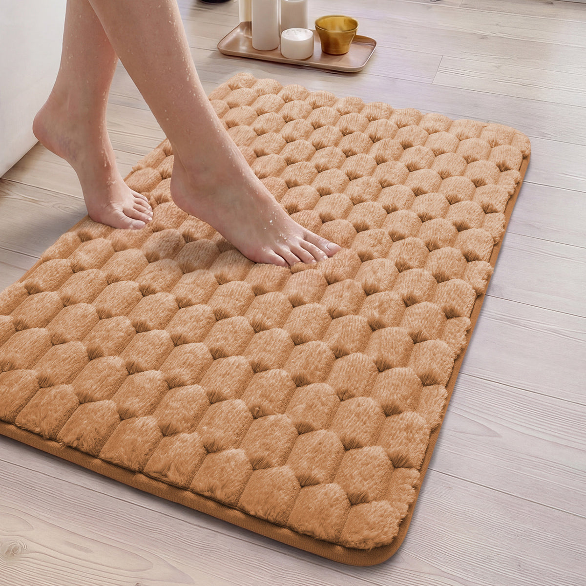 Absorbierende Waben-Badematte