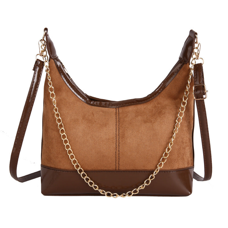Wildleder Hobo-Handtasche
