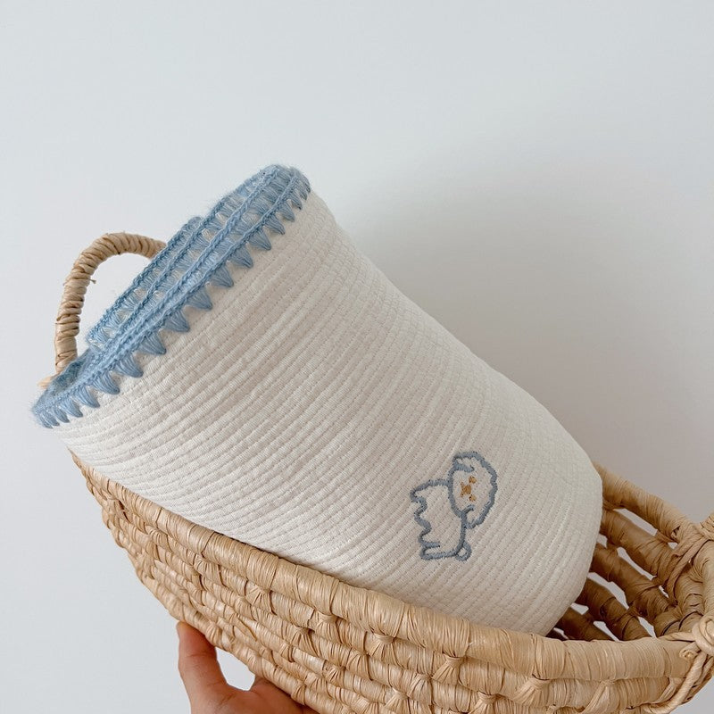 Unisex kuschelige Muslin-Decke mit süßem Tierdesign Brehn