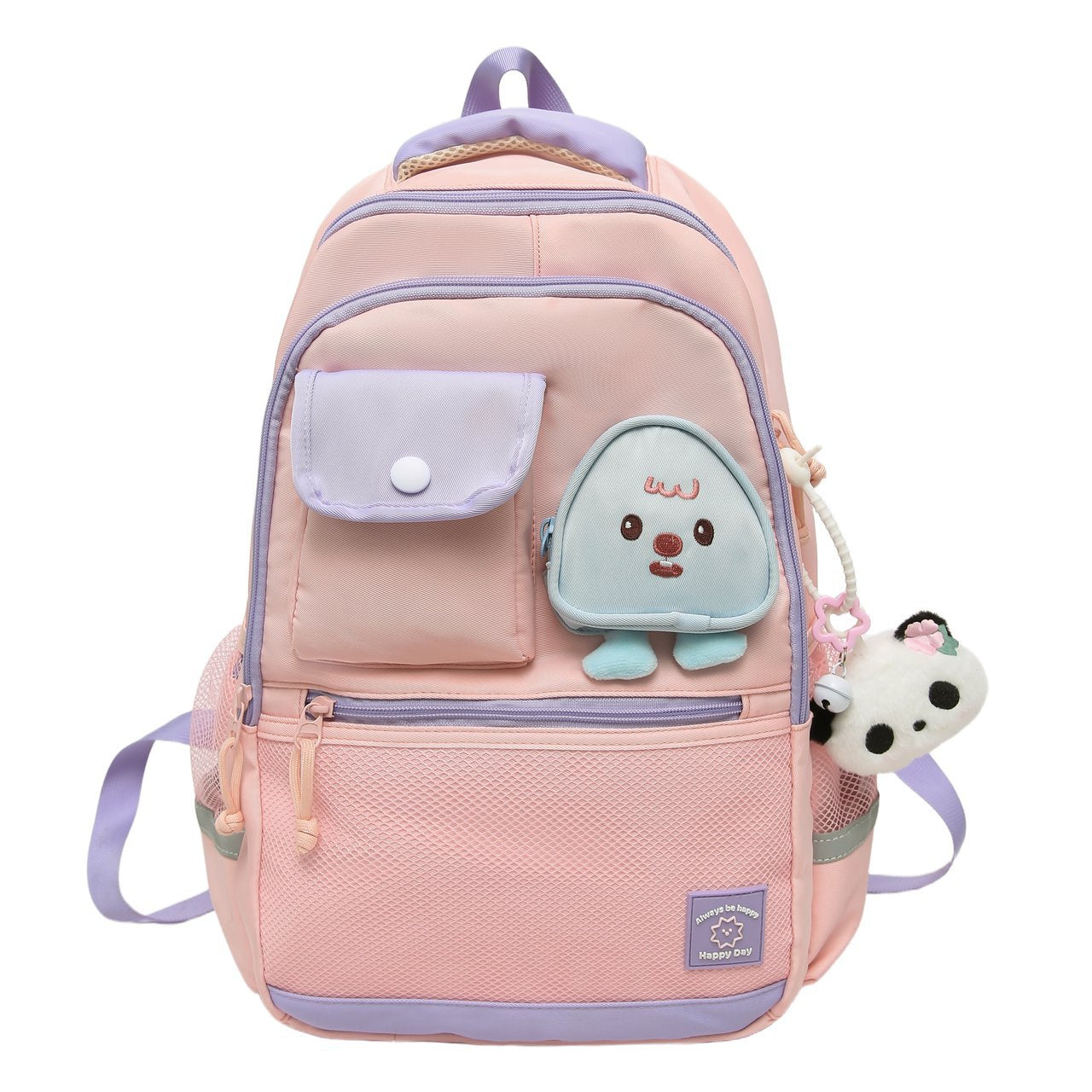 Kinderrucksack mit Verspieltem Tiermotiv und Vielseitigen Fächern Brehn