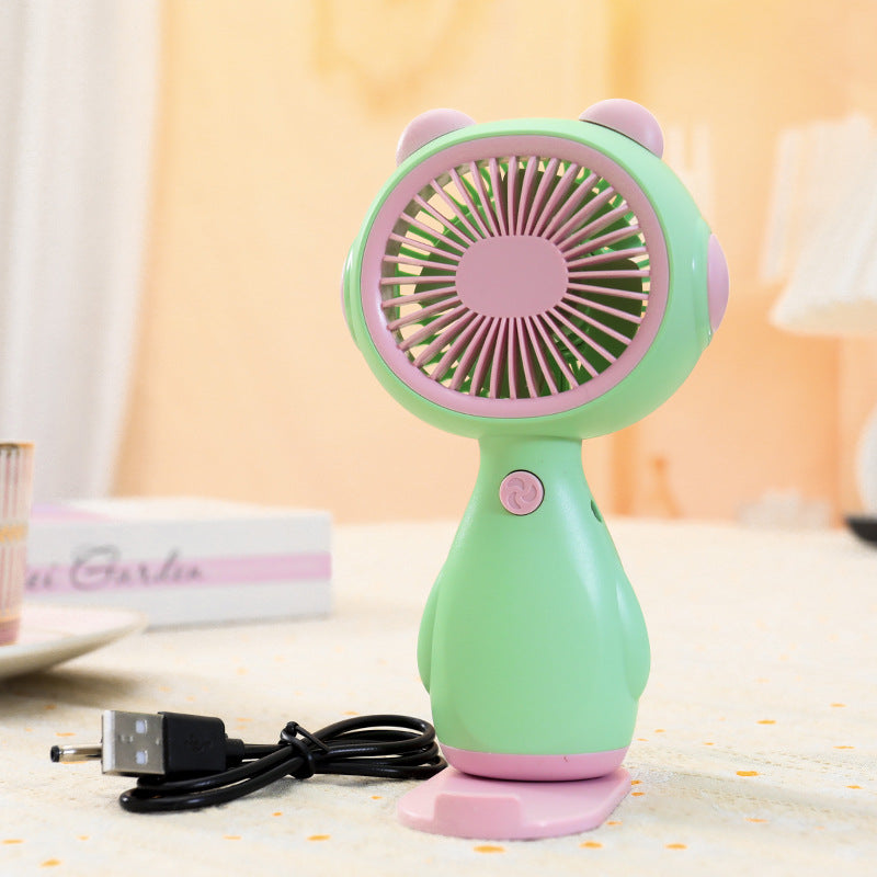 Frauen tragbarer Mini-Ventilator im niedlichen Tierdesign Brehn