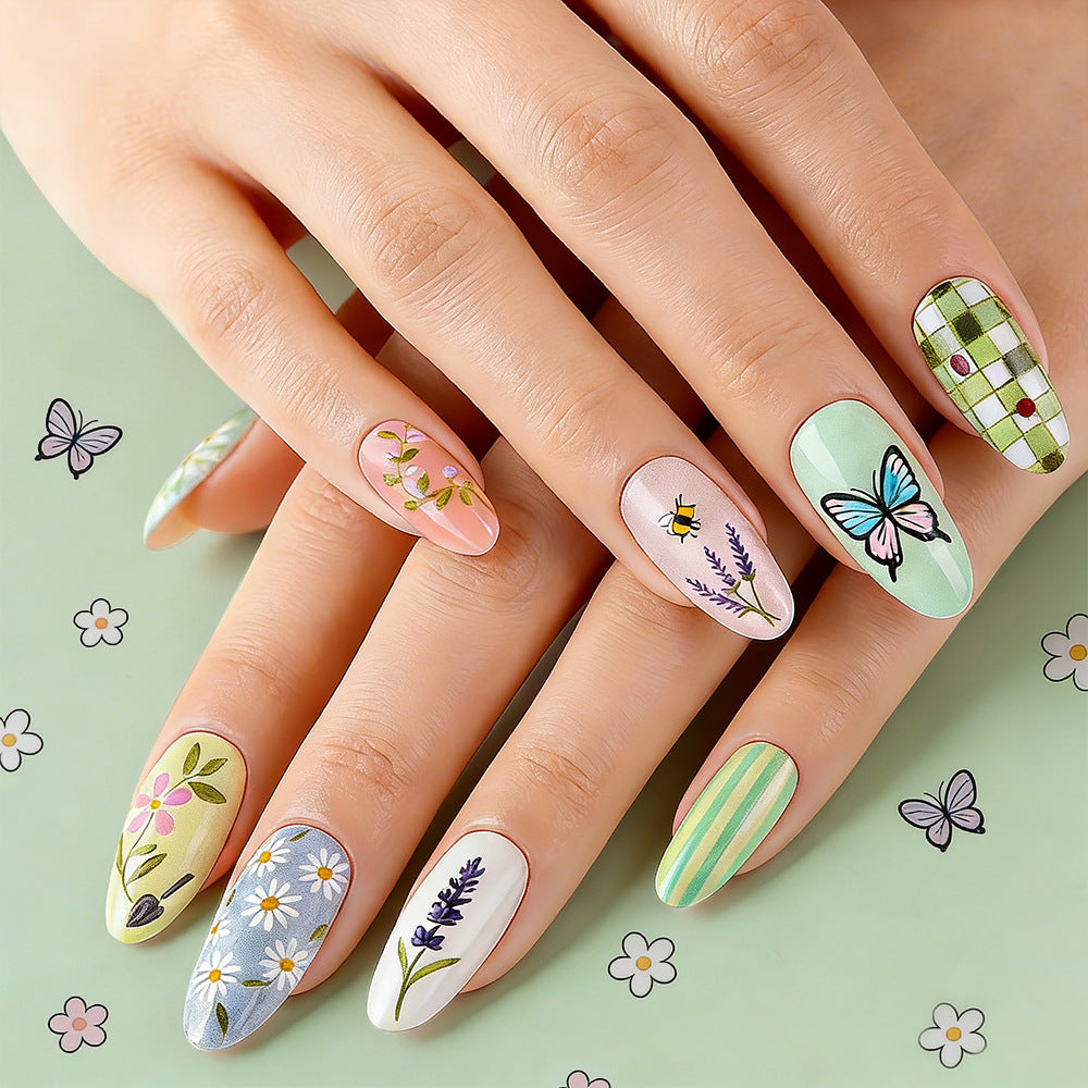 Künstlerische florale Nagelkunst Brehn 1787542804