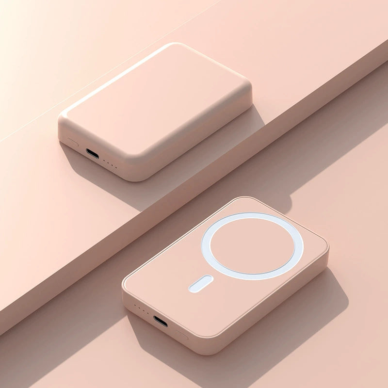 Hochleistungs Powerbank mit kabelloser Ladefunktion und digitaler Anzeige Brehn