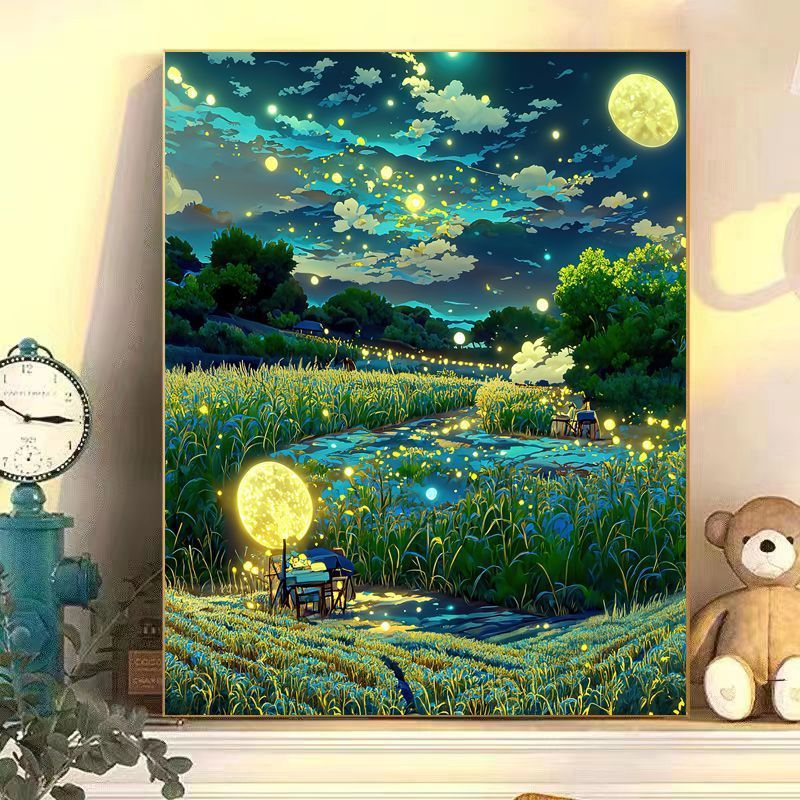 Fesselnde Mondlicht Landschaft Leinwand Kunst Brehn