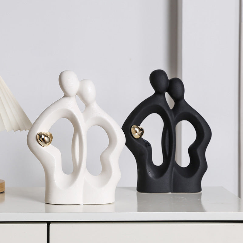 moderne und stilvolle Tischskulptur Brehn