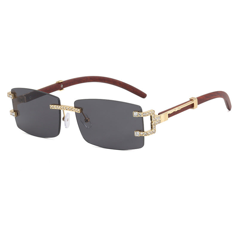 Damen exklusive Sonnenbrille im eleganten Design mit Strass-Akzenten Brehn