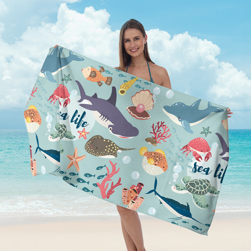 Strandtuch mit maritimem Sternenmuster Brehn