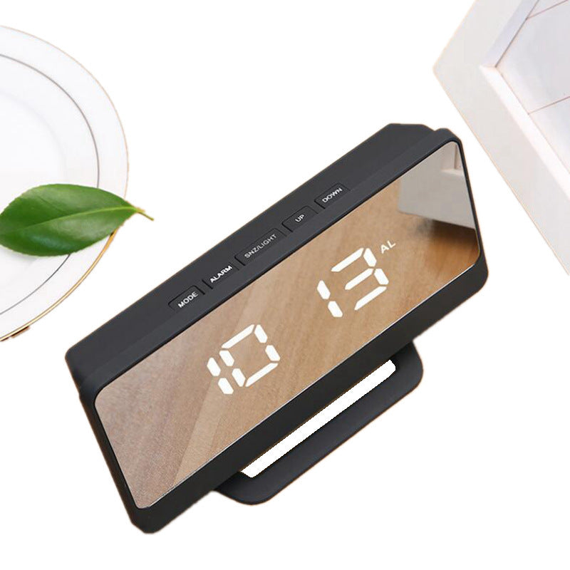 Digitaler Alarmwecker mit Spiegel-Display und Snooze-Funktion Brehn