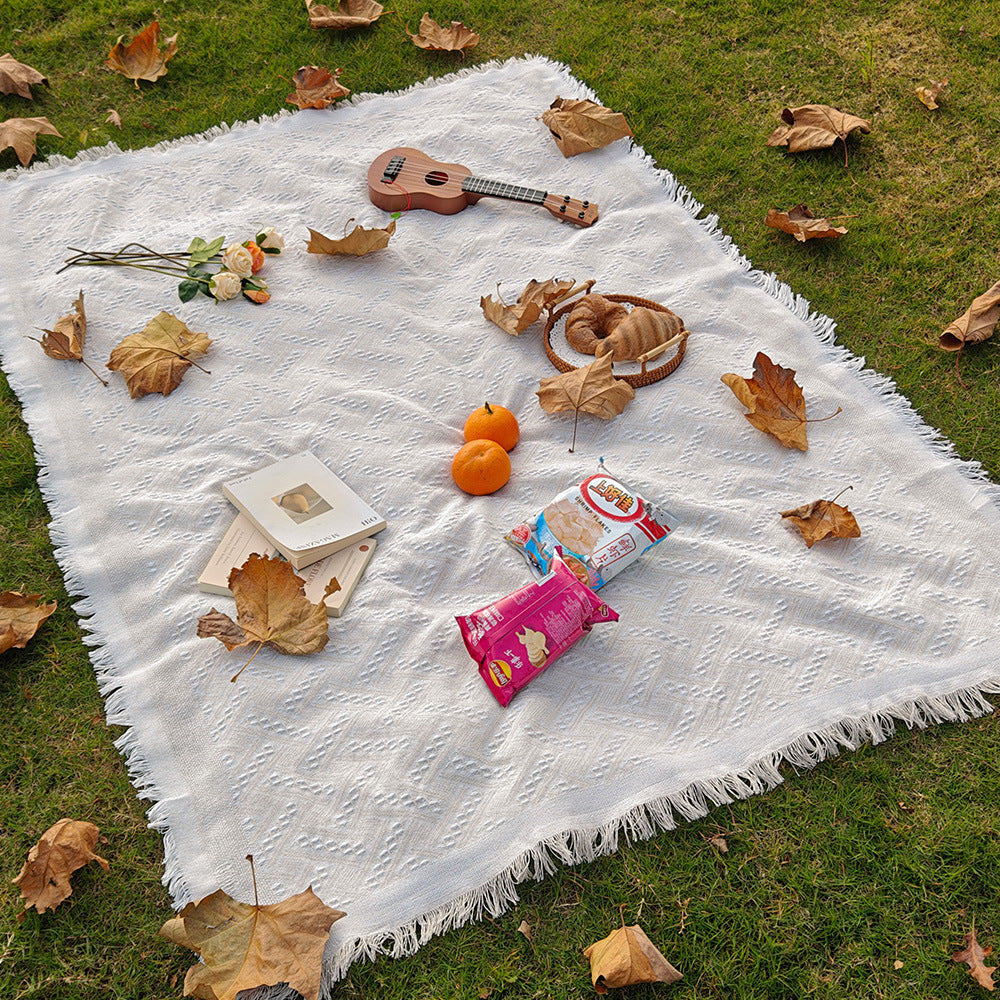 Gemütliche Outdoor-Picknickdecke