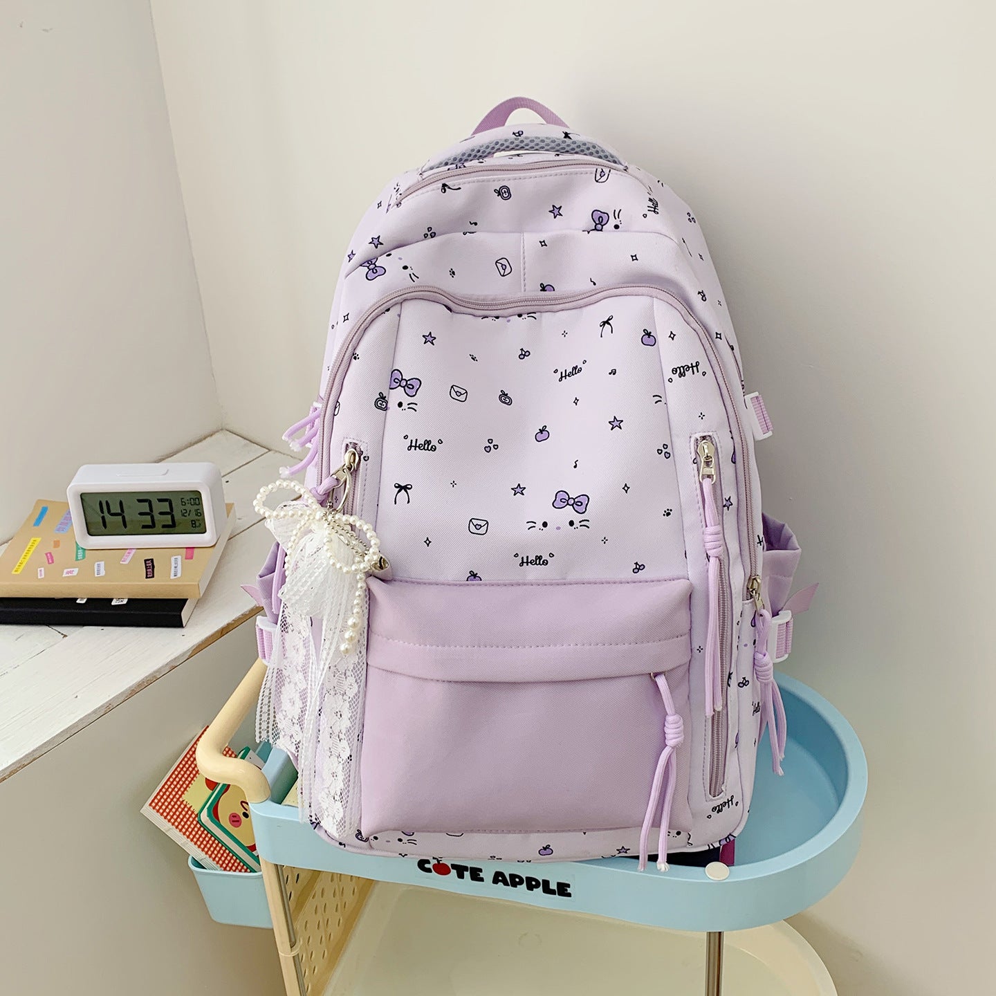 Freizeitrucksack mit Charmantem Design und Praktischen Fächern Brehn