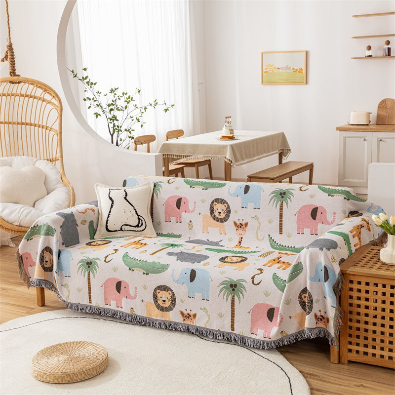 Tiermotiv dekorative Wurfdecke