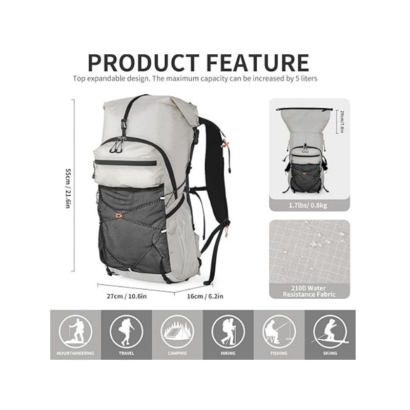 Leichter und Funktionaler Trekking-Rucksack Brehn