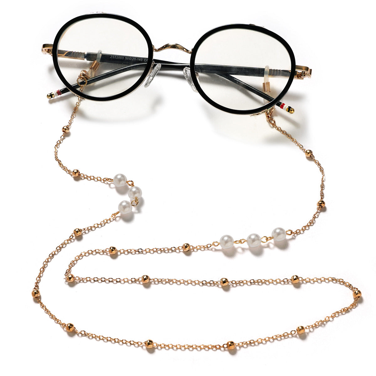 Elegante Perlen Brillen Kette Brehn