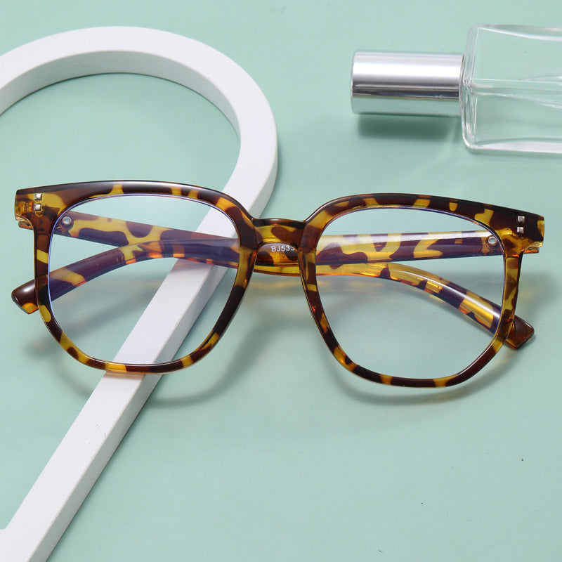 Damen Designer-Brille mit quadratischem Rahmen und flexiblem Material Brehn
