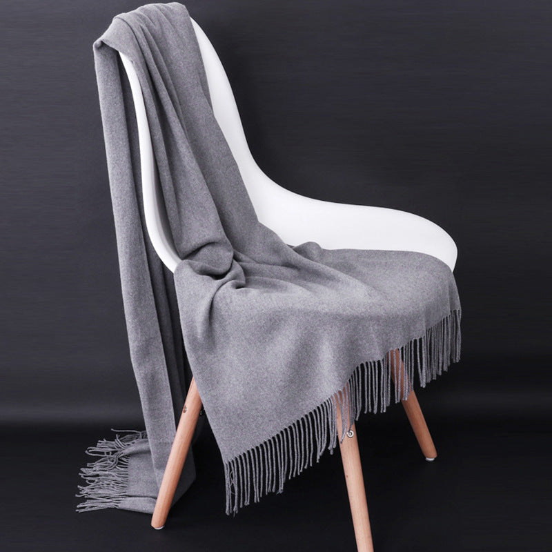 Luxuriöse Cashmere-Mischung Wurfdecke