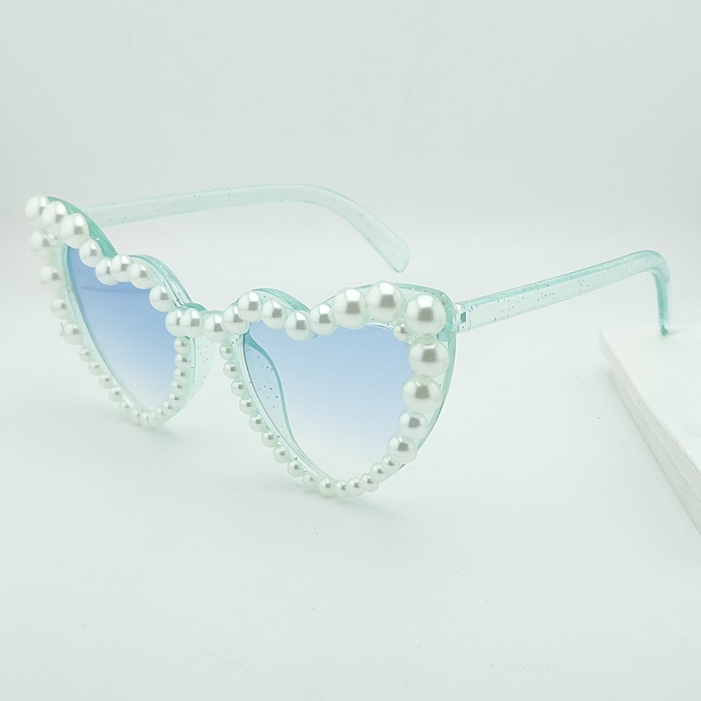 Herzförmige, perlenverzierte Sonnenbrille Brehn