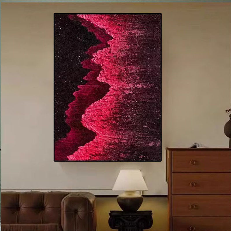 Dekorative Texturierte Leinwand Wandkunst