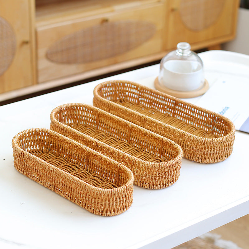 Oval Woven Storage Tray Brehn
