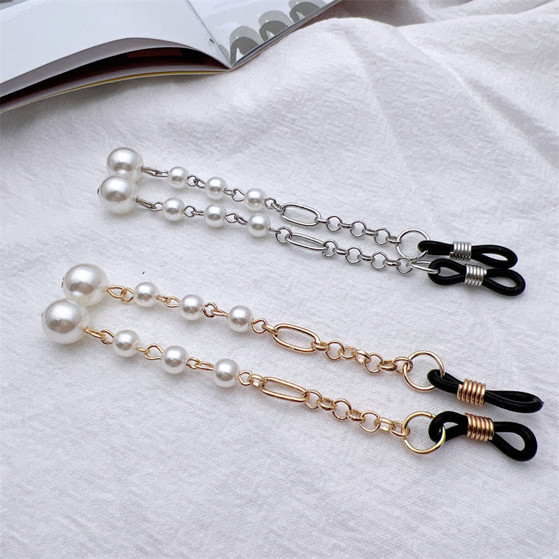 Elegante Perlen-Verbund Brillen Kette Brehn