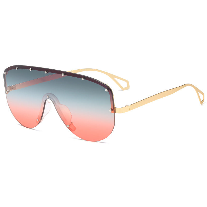 Damen Oversized Sonnenbrille mit modernem Rahmen Brehn