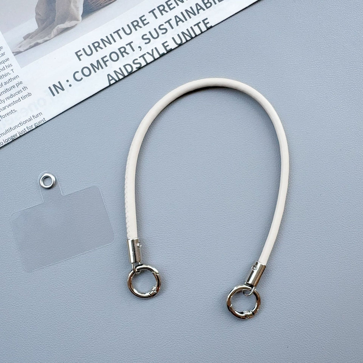 Premium langlebiger Schlüsselband mit Metallclips Brehn