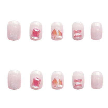 Funkelnd Glitzernd Press-On Nagelset Brehn