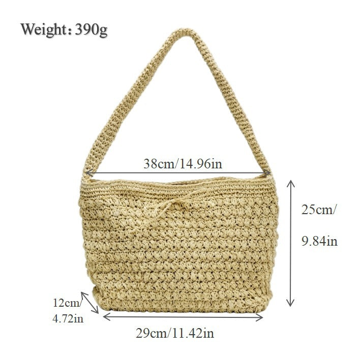 Handgefertigte Makramee Schultertasche Brehn
