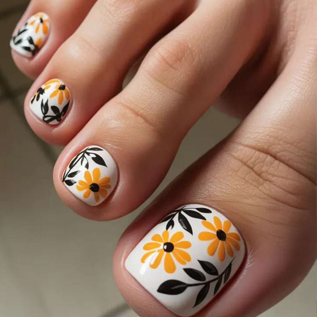 Floral Acryl Nagelkunst Set Brehn