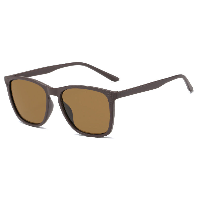 Damen stilvolle Sonnenbrille mit modernem, kantigem Rahmen Brehn